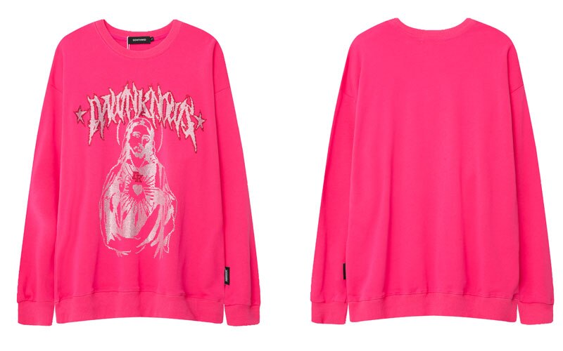 "Sliver Lining" Graphic Unisex Streetwear Vintage Women Men Y2K Sweatshirt
