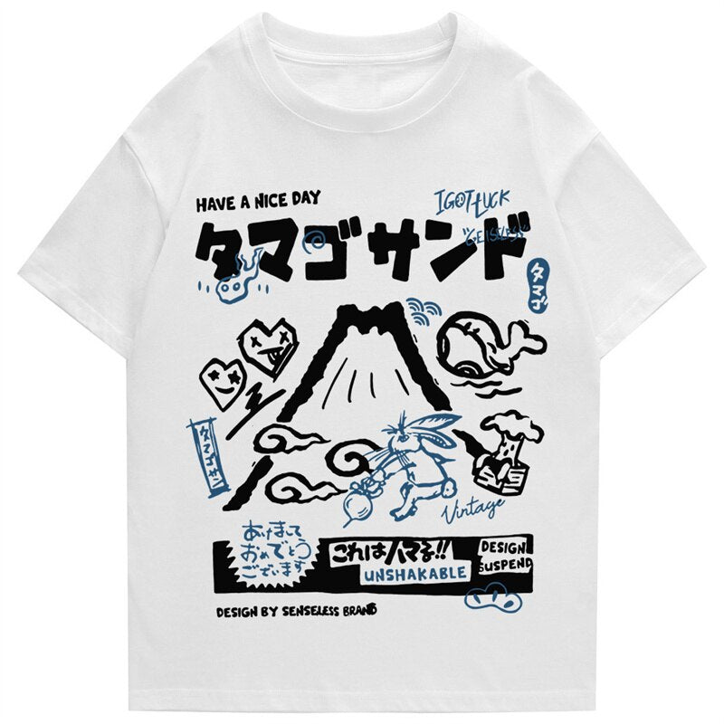 "Tall Climb" Graphic Unisex Streetwear Vintage Women Men Y2K T-Shirt