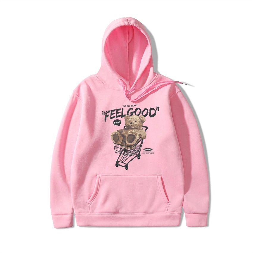 "Feeling Good" Unisex Men Women Streetwear Graphic Hoodie