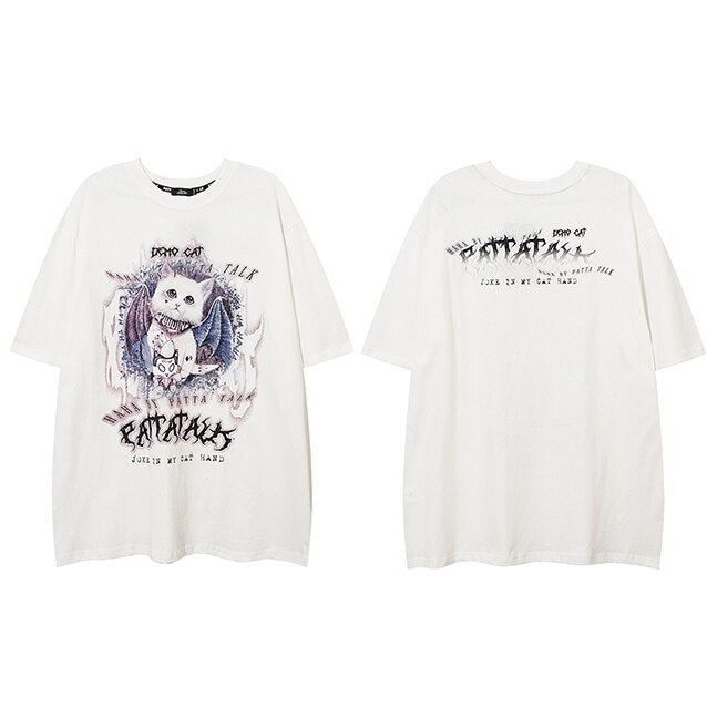 "Scary Hours" Graphic Unisex Streetwear Vintage Women Men Y2K T-Shirt