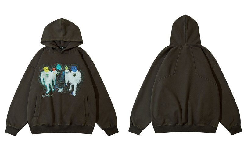 "Training Day" Graphic Unisex Streetwear Vintage Women Men Y2K Hoodie