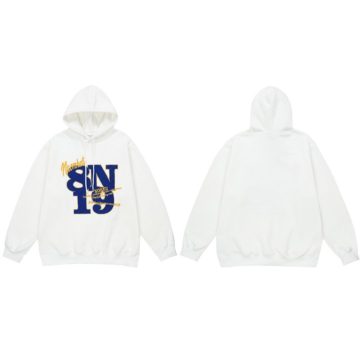 "Player 89" Graphic Unisex Streetwear Vintage Women Men Y2K Hoodie