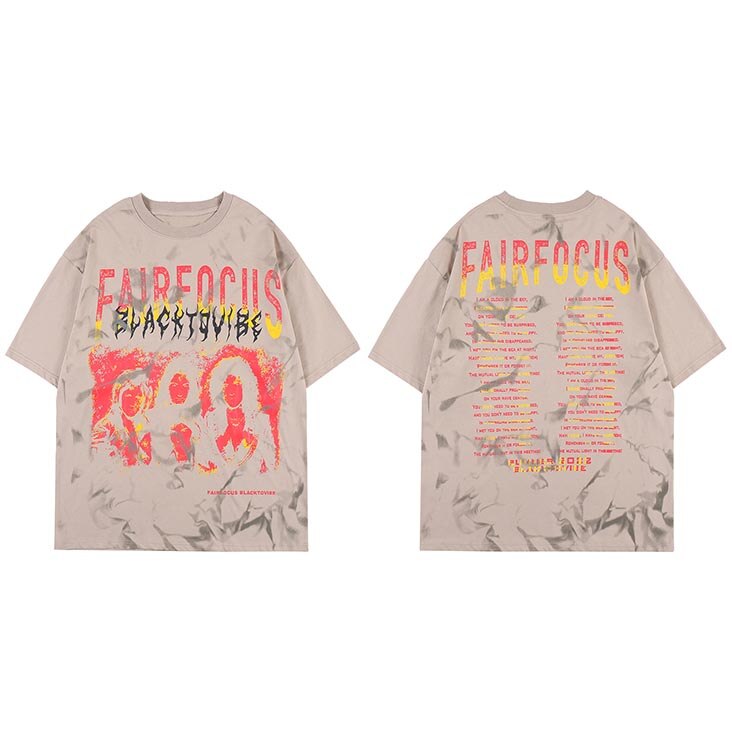 "Straight Focus" Graphic Unisex Streetwear Vintage Women Men Y2K T-Shirt