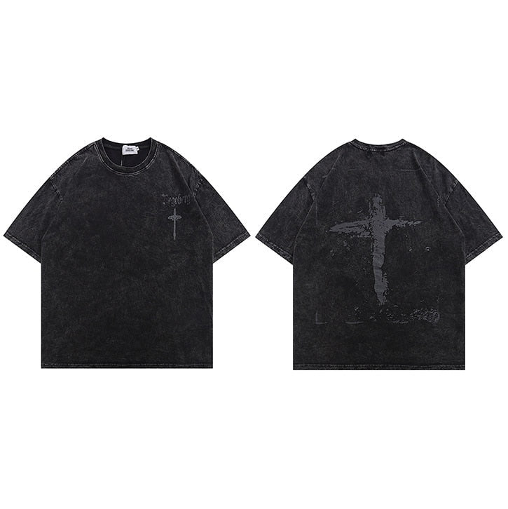 "Forbidden" Graphic Unisex Streetwear Women Men Y2K T-Shirt