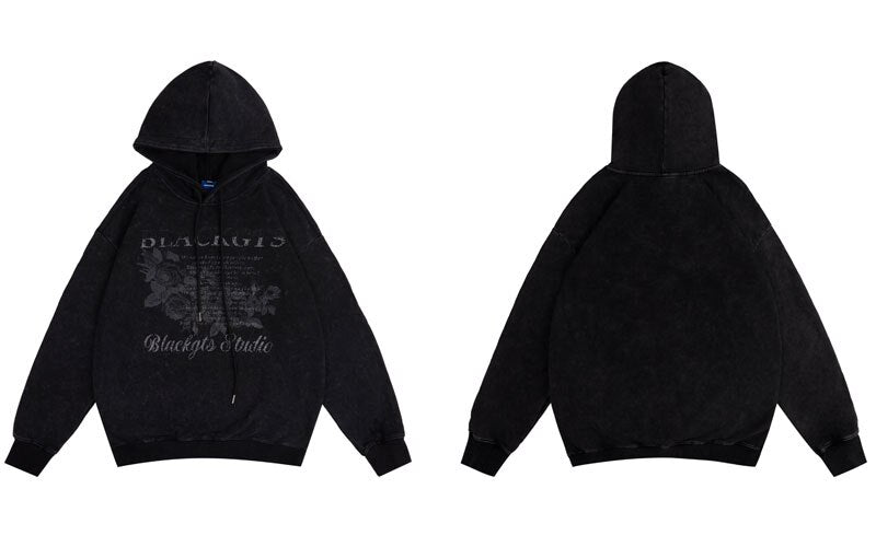 "Black Gate" Unisex Men Women Streetwear Graphic Hoodie