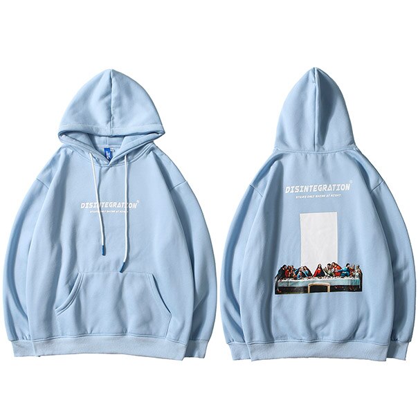 "The Last Supper" Graphic Unisex Streetwear Vintage Women Men Y2K Hoodie