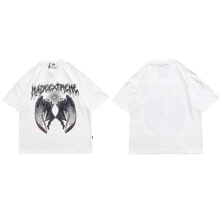 "Angel Wings" Unisex Men Women Streetwear Graphic T-Shirt