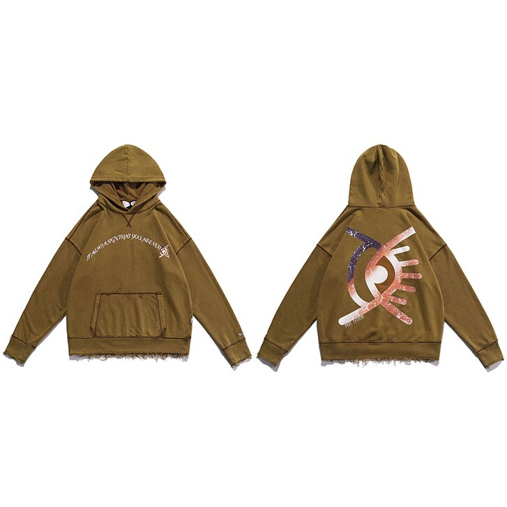 "All Seeing Eye" Unisex Men Women Streetwear Graphic Hoodie