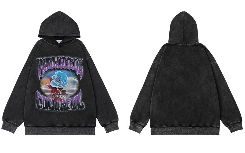"Colourful World" Unisex Men Women Streetwear Graphic Hoodie