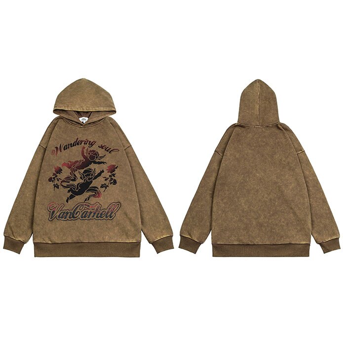 "Vintage Arrows" Graphic Unisex Streetwear Vintage Women Men Y2K Hoodie