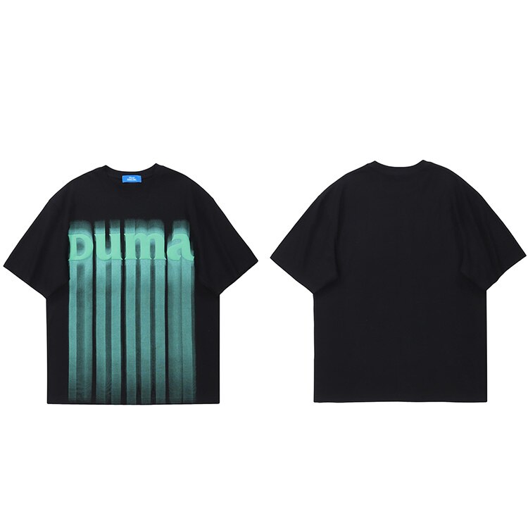 "Street Illusion" Graphic Unisex Streetwear Vintage Women Men Y2K T-Shirt
