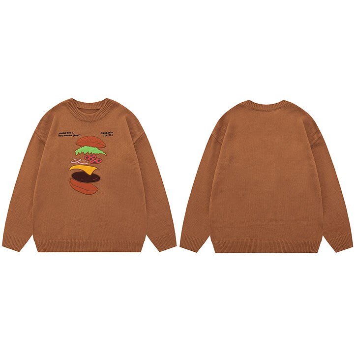 "Cooking In The Kitchen" Graphic Unisex Streetwear Vintage Women Men Y2K Sweater