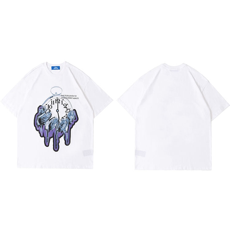 "Time Less" Graphic Unisex Streetwear Vintage Women Men Y2K T-Shirt