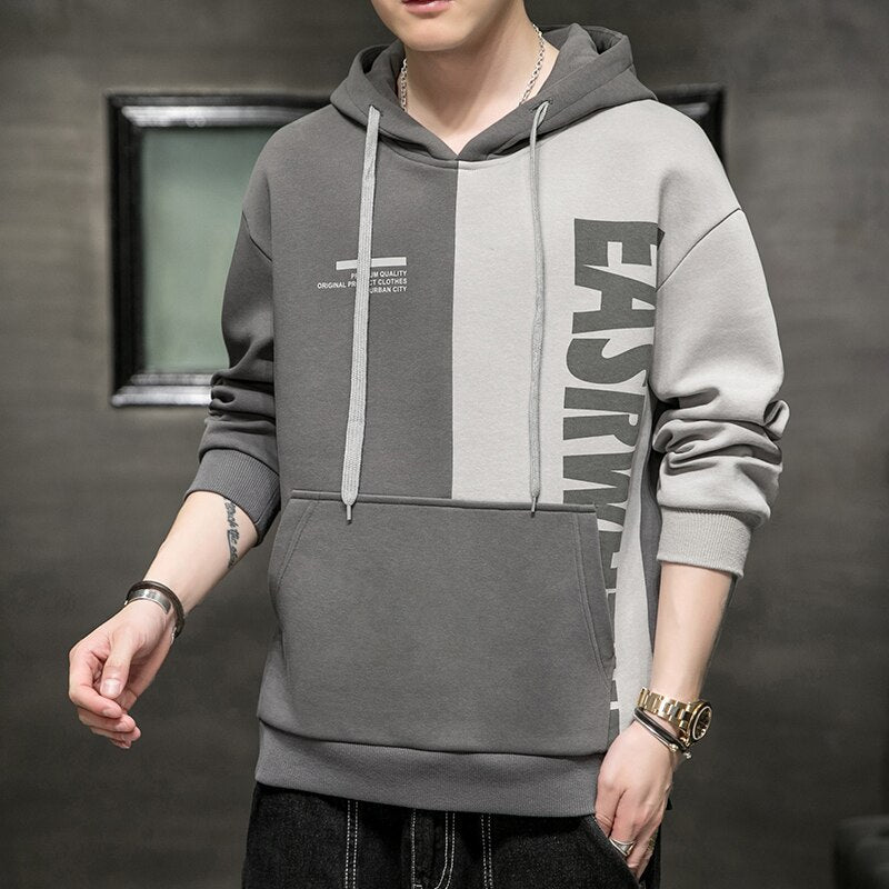 "Navy Made" Graphic Unisex Streetwear Vintage Women Men Y2K Hoodie