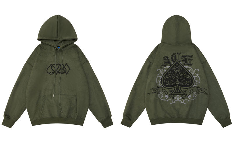 "Ace Of Spades" Unisex Men Women Streetwear Graphic Hoodie