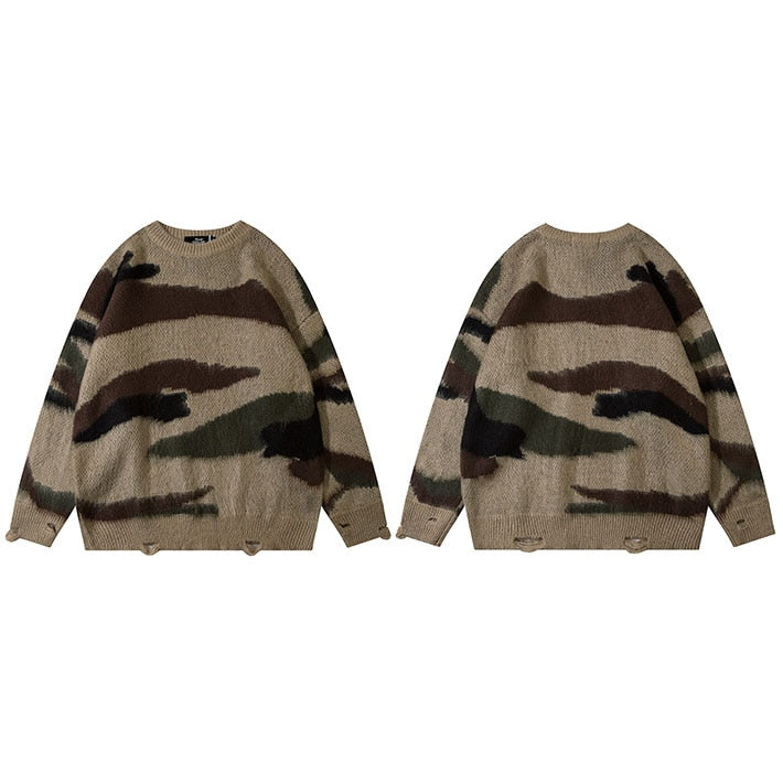 "Cold Forrest" Unisex Men Women Streetwear Graphic Sweater