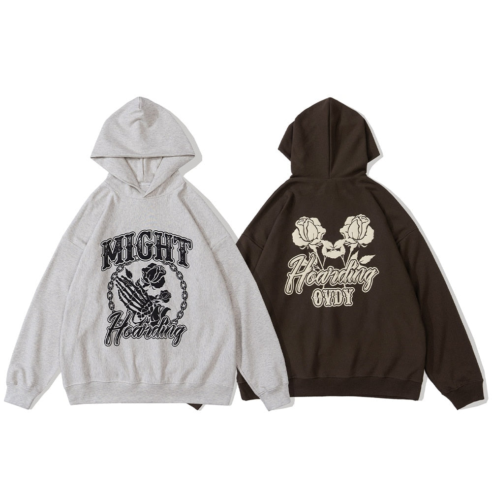 "Night Call" Graphic Unisex Streetwear Vintage Women Men Y2K Hoodie