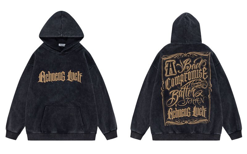 "Better Luck" Unisex Men Women Streetwear Graphic Hoodie
