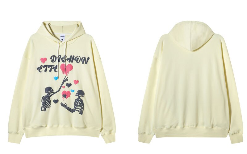 "Higher Than Before" Graphic Unisex Streetwear Vintage Women Men Y2K Hoodie