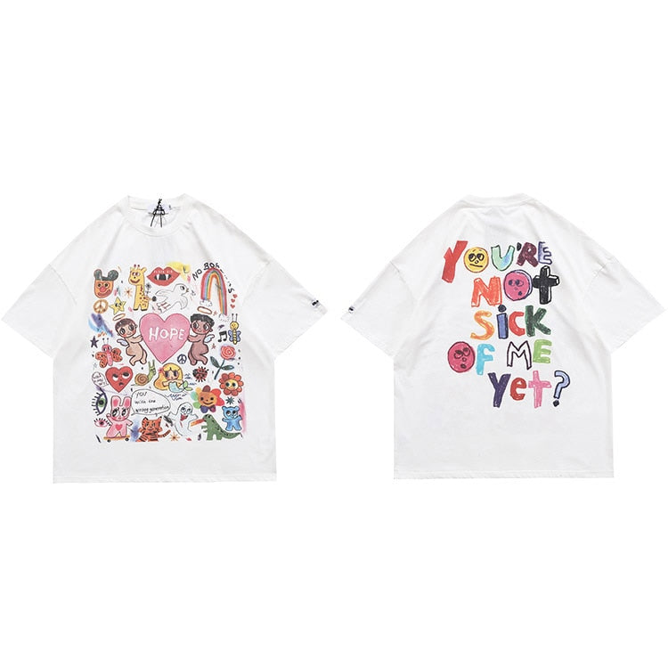 "All Is Not Lost" Graphic Unisex Streetwear Vintage Women Men Y2K T-Shirt