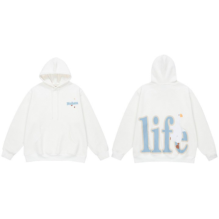 "That's Life" Graphic Unisex Streetwear Vintage Women Men Y2K Hoodie