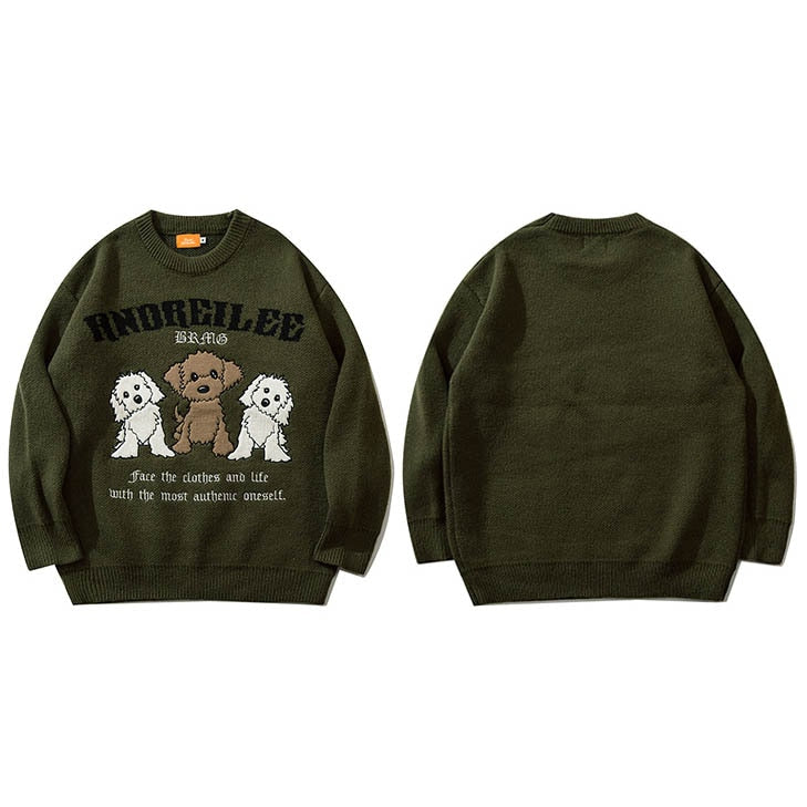 "True Friends" Graphic Unisex Streetwear Vintage Women Men Y2K Sweater