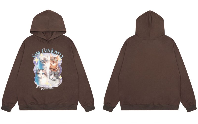 "No Loyalty" Graphic Unisex Streetwear Vintage Women Men Y2K Hoodie