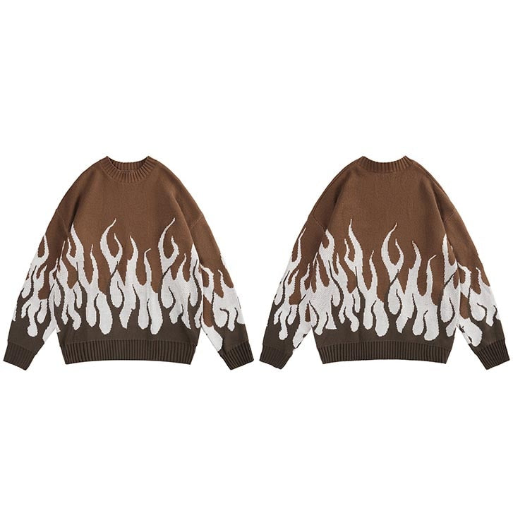 "White Flames" Sweater
