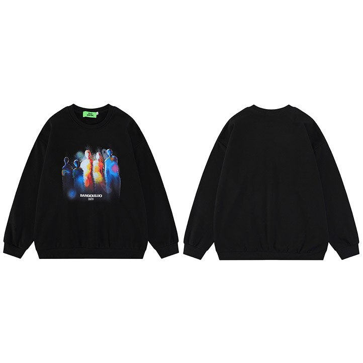 "Taste The Rainbow" Graphic Unisex Streetwear Women Men Sweatshirt