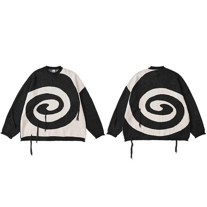 "The Vortex" Graphic Unisex Streetwear Vintage Women Men Y2K Sweater