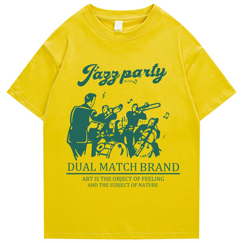 "In The Band" Graphic Unisex Streetwear Vintage Women Men Y2K T-Shirt