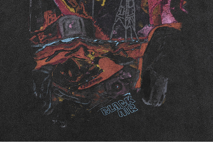 "Wonderland" Graphic Unisex Streetwear Vintage Women Men Y2K T-Shirt