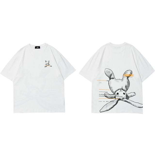 "Hanging Down" Unisex Men Women Streetwear Graphic T-Shirt
