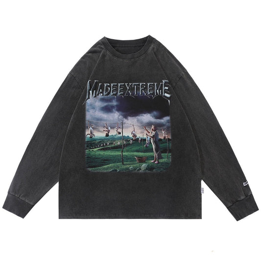 "Storm Is Coming" Unisex Men Women Streetwear Graphic Sweatshirt Daulet Apparel