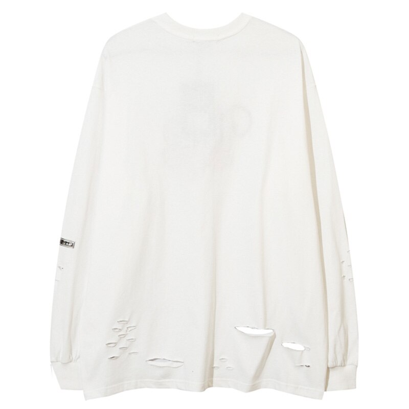 "Solid Letter" Unisex Men Women Streetwear Graphic Sweatshirt Daulet Apparel