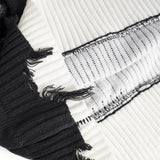 varsity flame pullover for men with bold graphic knit design, perfect for 2025 fashion, street fashion menswear trend for sea