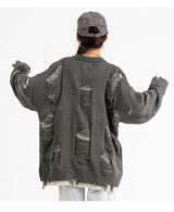 oversized flame jumper with bold print, ideal for photo-ready Y2K streetwear layering, street fashion menswear trend for seas