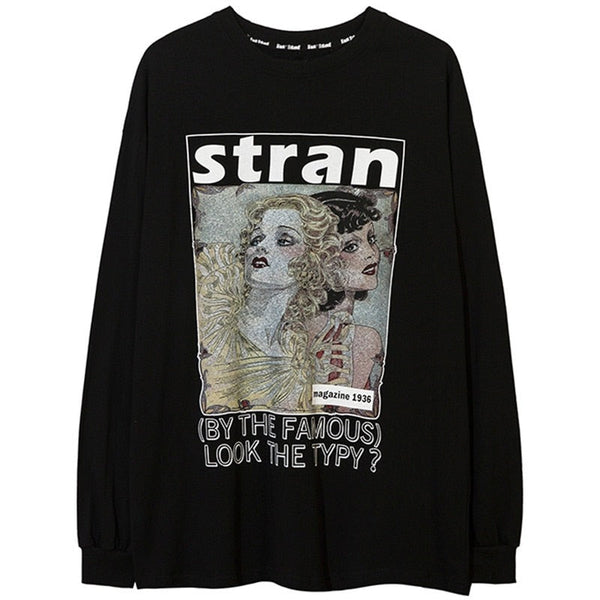 "Stranded" Unisex Men Women Streetwear Graphic Sweatshirt Daulet Apparel