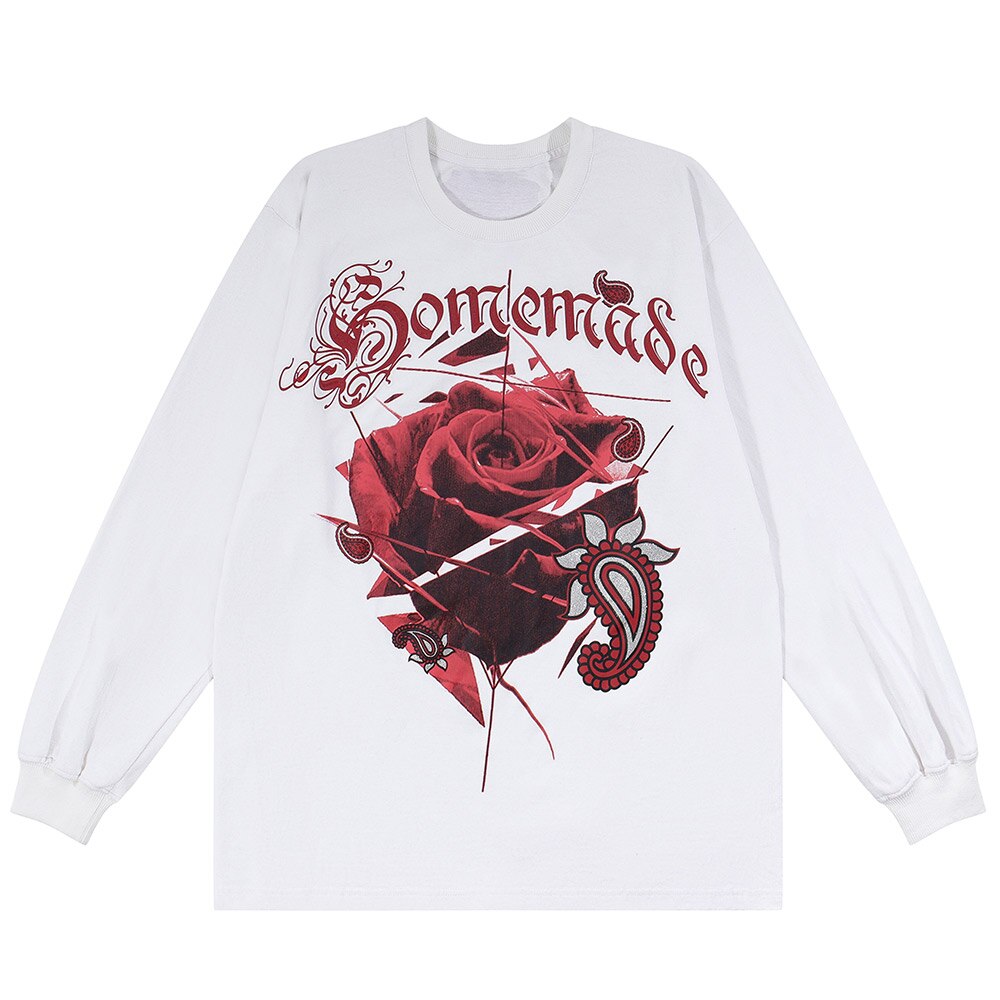 "Ruby Rose" Unisex Men Women Streetwear Graphic Sweatshirt Daulet Apparel