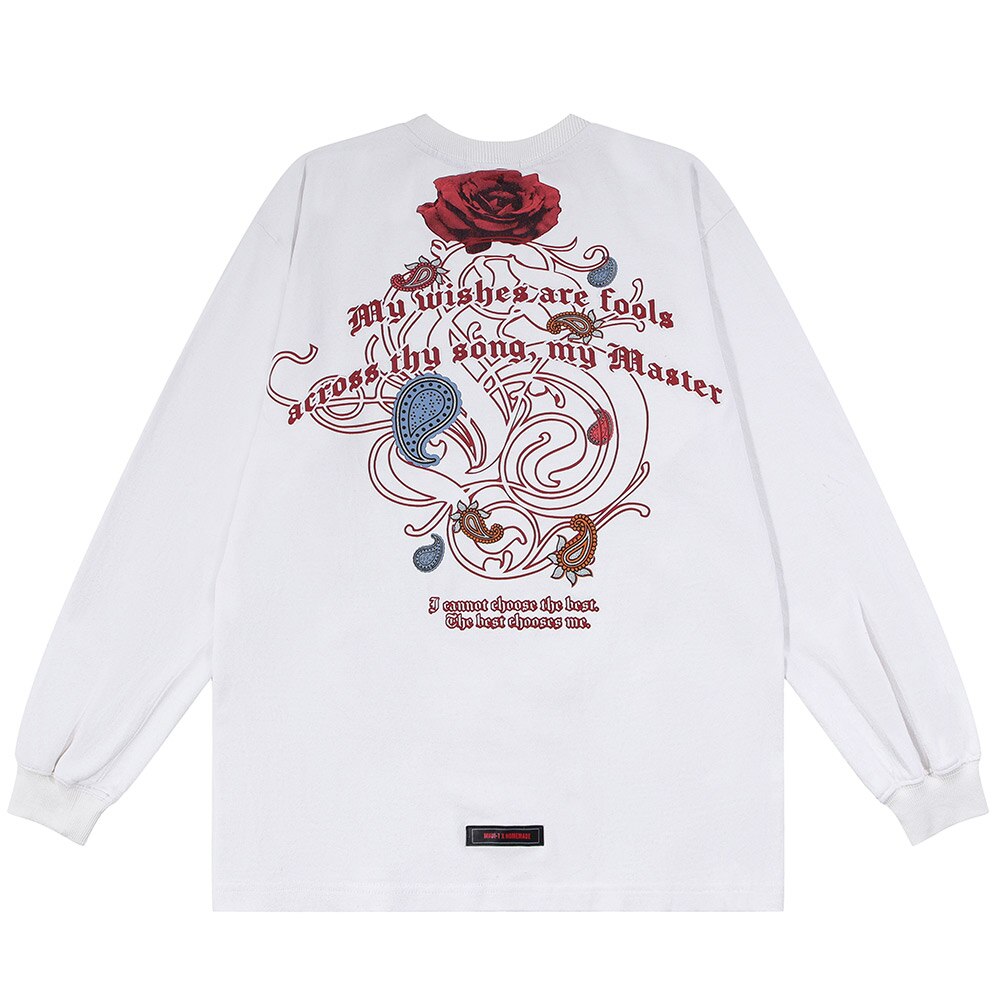 "Ruby Rose" Unisex Men Women Streetwear Graphic Sweatshirt Daulet Apparel