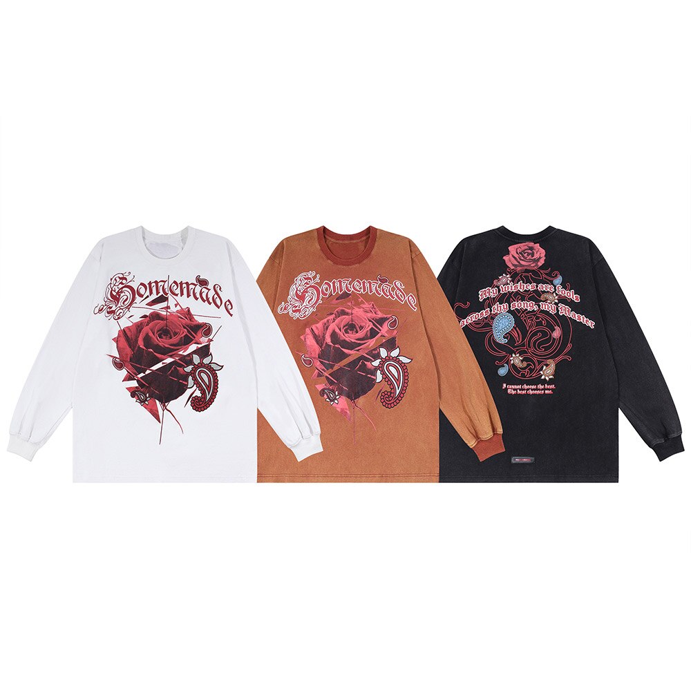 "Ruby Rose" Unisex Men Women Streetwear Graphic Sweatshirt Daulet Apparel