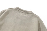 varsity flame pullover for men with bold graphic knit design, perfect for 2025 fashion, street fashion menswear trend for sea