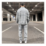 trendy coat featuring hip hop denim jeans jacket coat fashion feathers embroidery jeans coats high street outerwear streetwear jackets mens clothing design – premium quality jacket for men