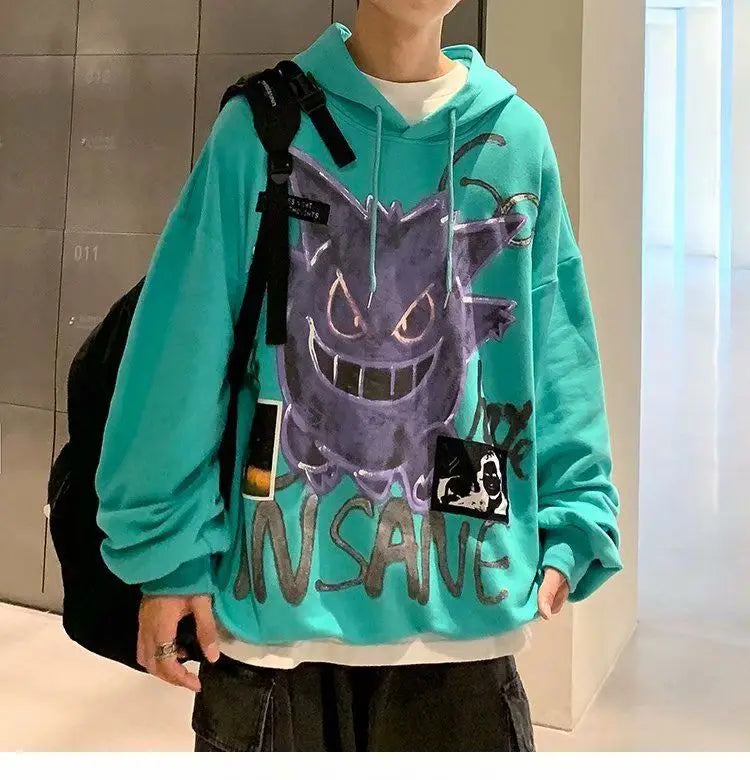 Autumn Winter Sweatshirts Women Hoodies Hong Kong Style Ins Trend Hip