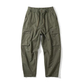 rainbowtouches fashion classic brand mens baggy cargo pants soild color trousers loose straight tooling style lace up overalls unique cargo style 1705