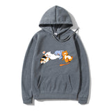 Autumn Winter Womens Hoodies Japan Fashion Women Clothing Cartoon Prin
