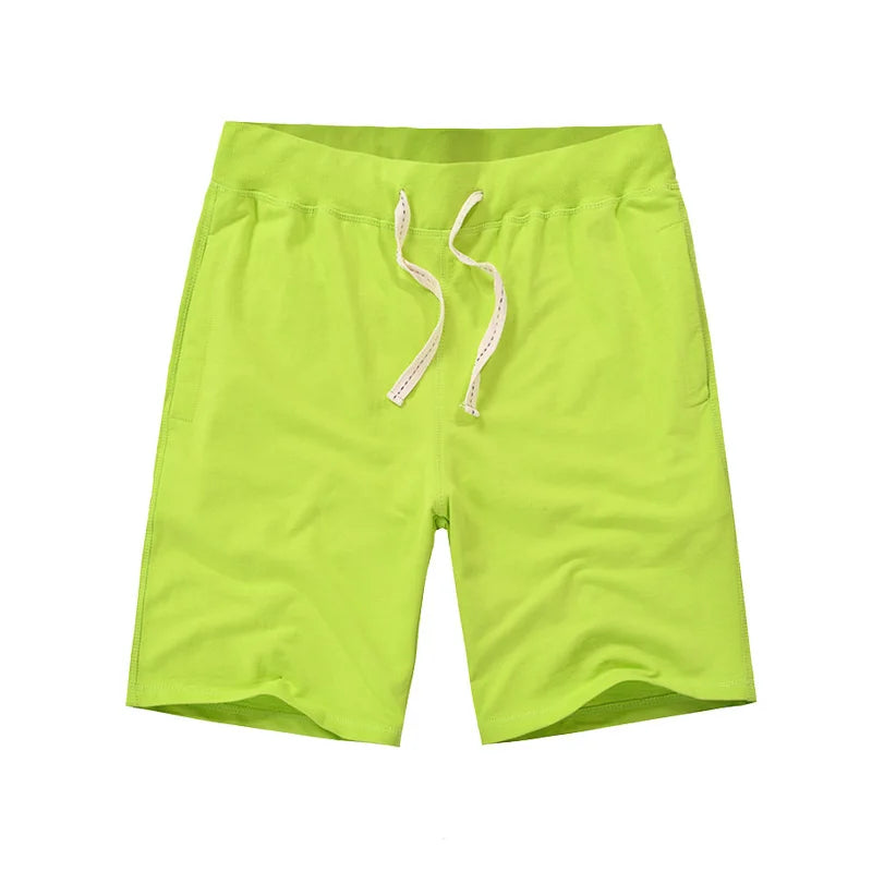 Gray Cotton Shorts Men Summer Sport Fitness Gym Workout Jogger Shorts with Pocket High Quality Plus Size Home Casual Sweatshorts