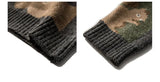 grunge knit sweater with heavyweight fabric, layered urban look for cold weather, street fashion menswear trend for seasonal 
