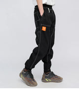 rainbowtouches fashion classic brand men cargo pants soild color trousers loose tooling style tie feet overalls superior quality unique cargo style 3121