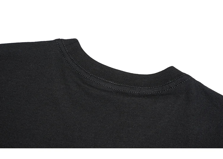 Skatercore Graphic tee – Streetwear T Shirt Men Hip Hop Illusion Girl Letter Print T